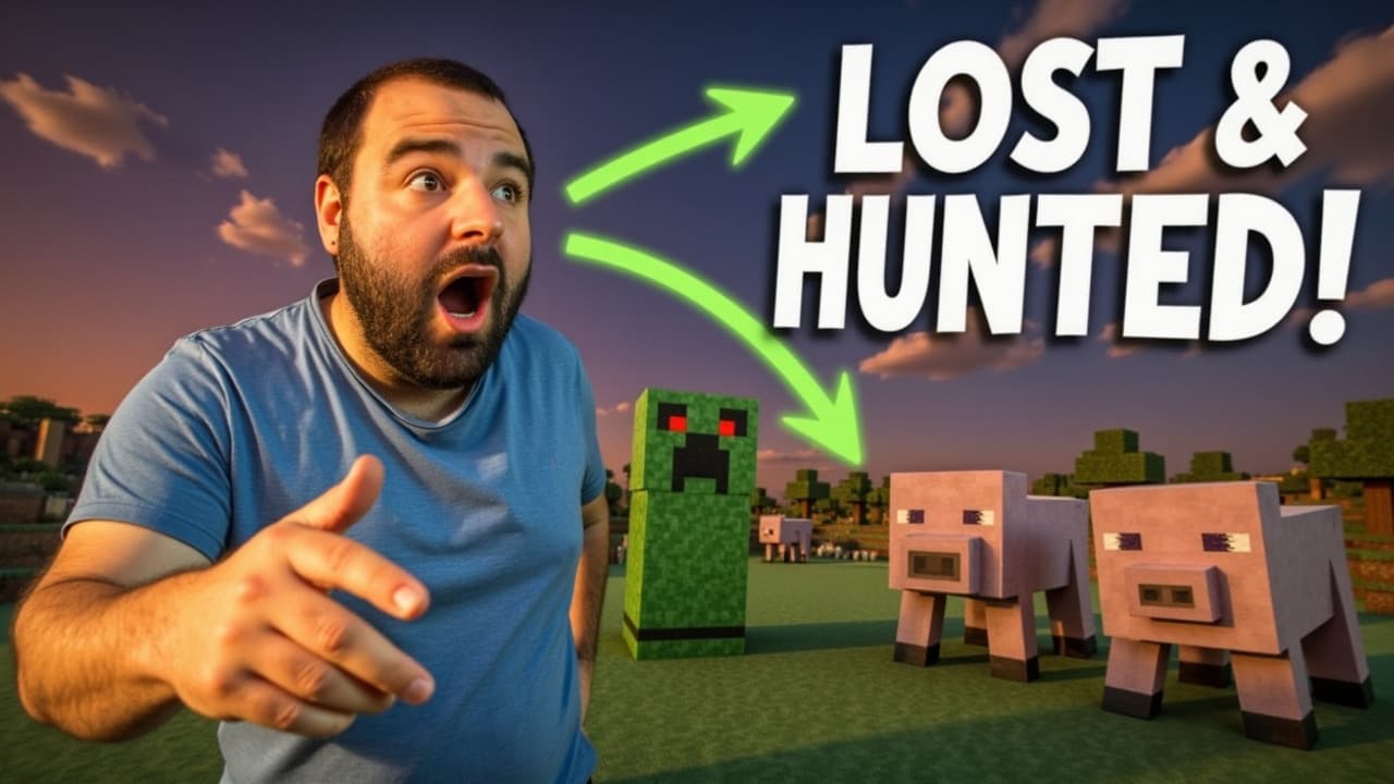 I'm being chased by Minecraft creatures